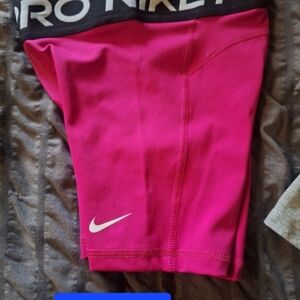 Nike Pro Pink Athletic Shorts